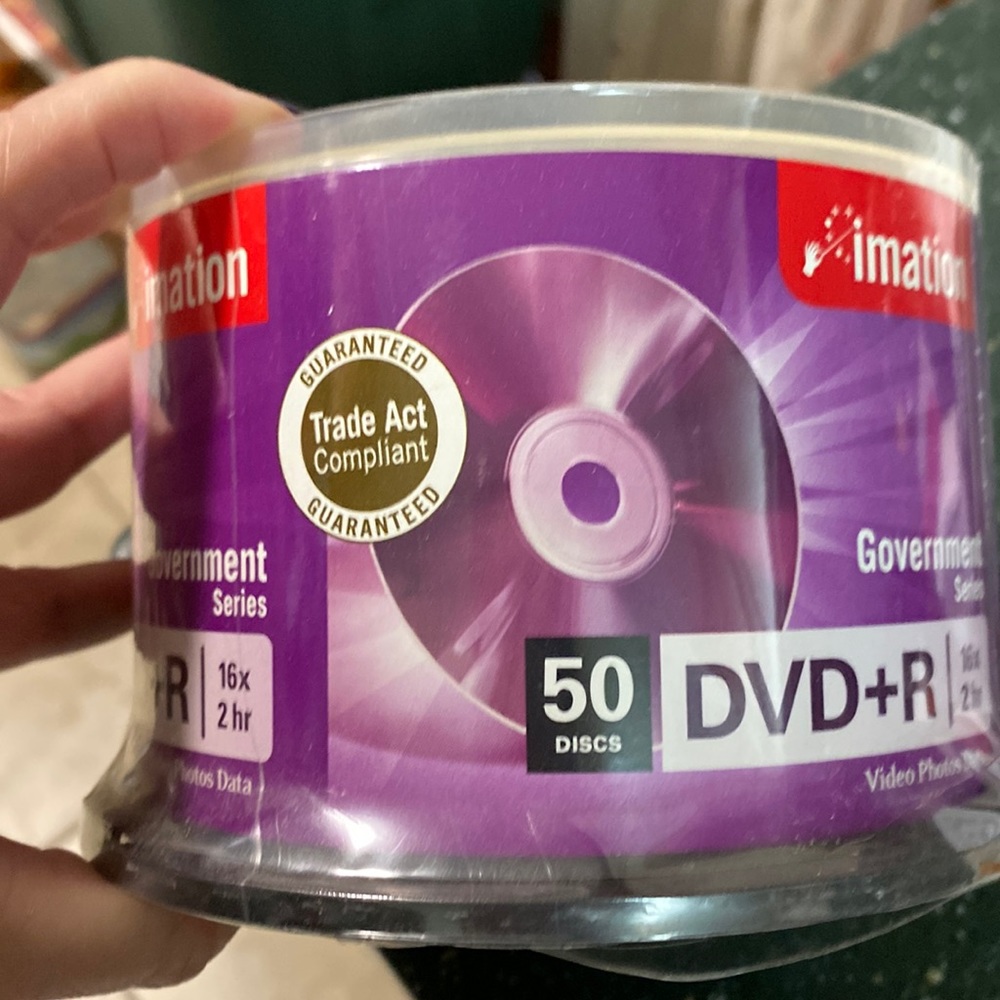 50 blank DVDs